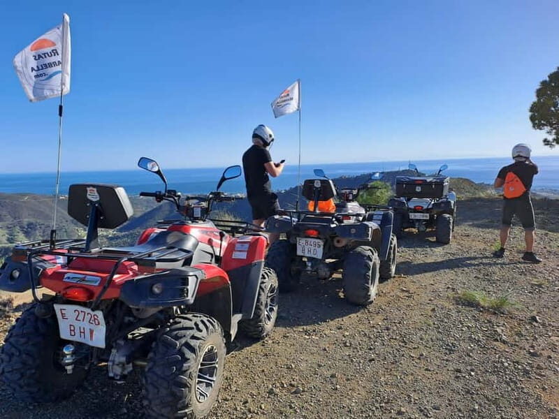 2 hours Quad Tour Marbella - 170€ per Quad up to 2 people - Guides, Conversation Breaks, and Included Photos/Videos