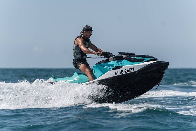 Best jet ski rental without a license in Fuengirola - No-license jet skiing on a 2023 Sea-Doo GTX PRO 130
