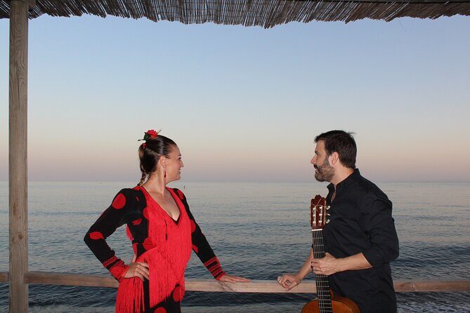 Flamenco evening and barbecue by the sea at the Blue Dolphin Beach Club - Flamenco tablao energy at Blue Dolphin Beach Club