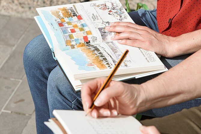 I DRAW Malaga: Art and Drawing Lesson - by OhmyGoodGuide! - The Start: Finding the Colors Cube at Muelle Uno