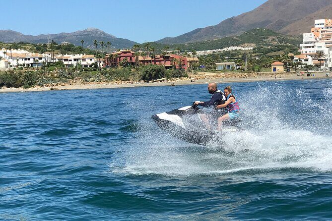 Jet Ski Rental in COSTA DEL SOL (Photo report) - Starting at Urbanización Manilva Beach: where your Marbella jet ski ride begins