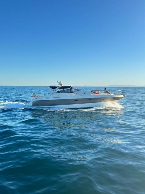 Marbella: Private Cruise in Luxury Yacht - Cranchi Mediterranee 50: your private open-deck day, without the fuss