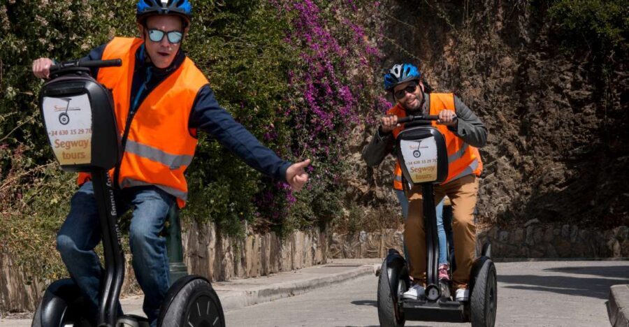 Tour to Gibralfaro - Getting set up: the 10-minute Segway orientation and safety briefing